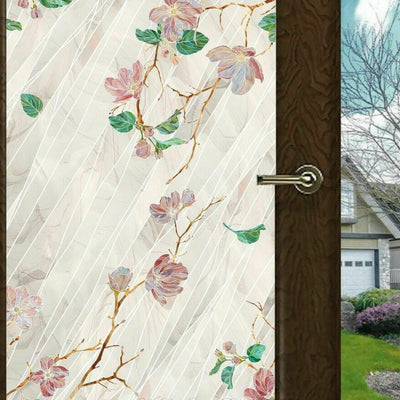 Wild Rose Window Film - hywallart