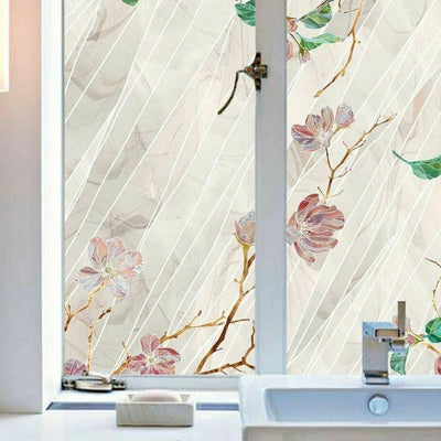 Wild Rose Window Film - hywallart