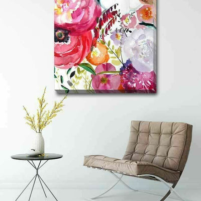 Flower Bloom Stretched Canvas Print F89 - hywallart