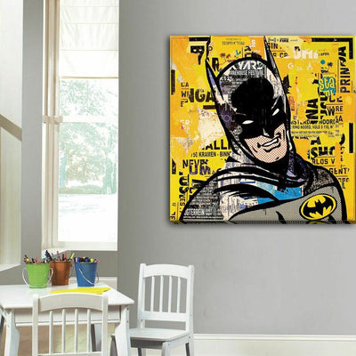 Batman Stretched Canvas Print - hywallart