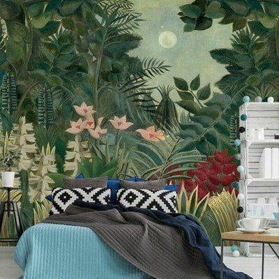 Mid Age Forest Garden Wall Mural - hywallart