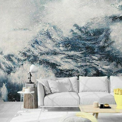 Ocean Wave Removable Wall Mural L17 - hywallart