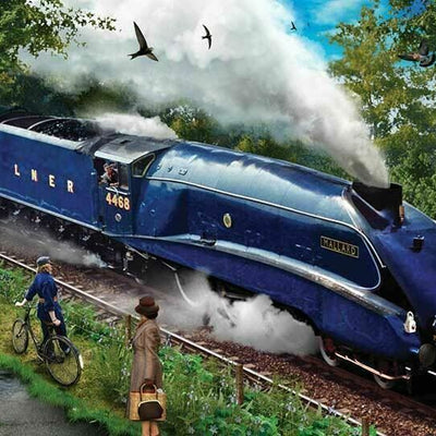 Running Train Wall Mural L40,hywallart