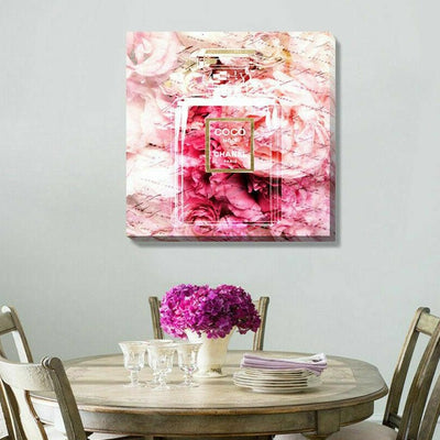 Rose Perfume Stretched Canvas Prints - hywallart