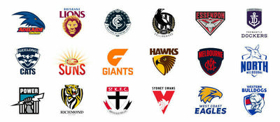 AFL Footy Logo Stickers - hywallart