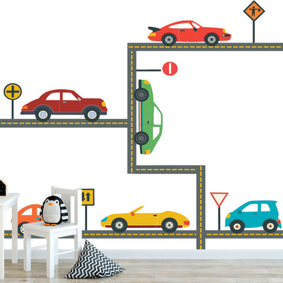Cool Cars Collection Wall Stickers