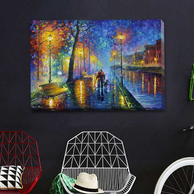 Melody fo Night Stretched Canvas L98