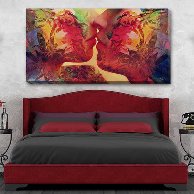 Graffiti Love Stretched Canvas Print F154