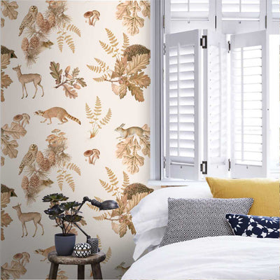 Wonderland Forest Friends Wall Paper B45