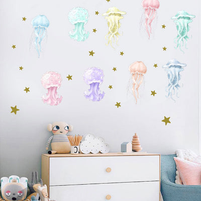 Jelly Fish Wall Decal