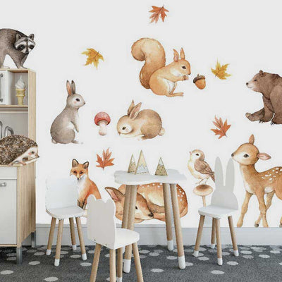 Woodland Animals Wall Stickers