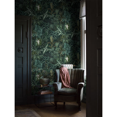 Madagascar Greenery Leaves Wall Paper B44