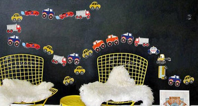 43 Cars Wall Decor Vinyl Decal Sticker,hywallart