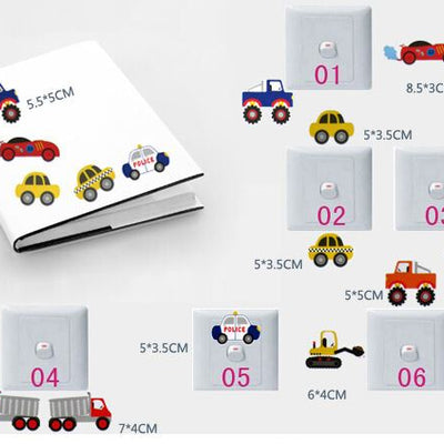 43 Cars Wall Decor Vinyl Decal Sticker,hywallart