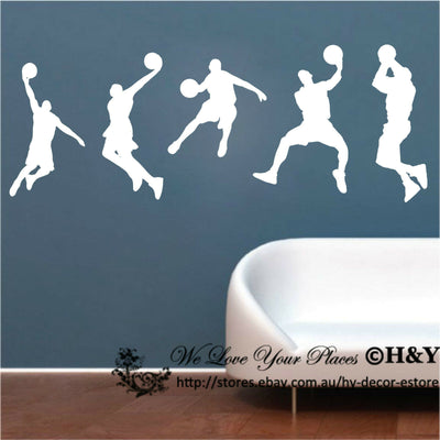 Basketball Player Wall Decor Vinyl Decal Sticker,hywallart