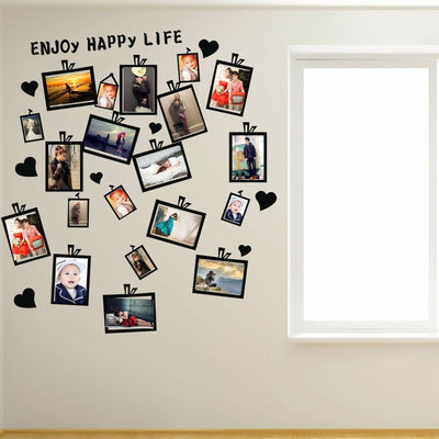 20 PCs Picture Photo Frame Set Wall Sticker,hywallart