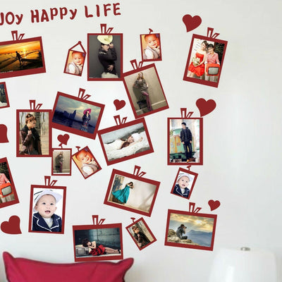 20 PCs Picture Photo Frame Set Wall Sticker,hywallart
