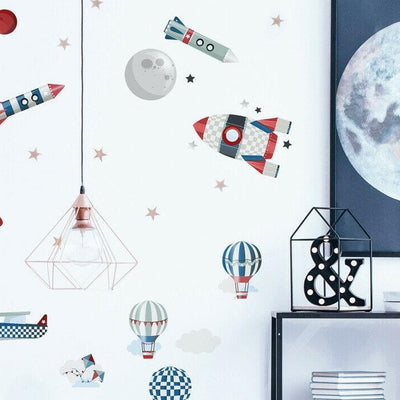 Life In Sky Wall Sticker Removable Vinyl Decal,hywallart