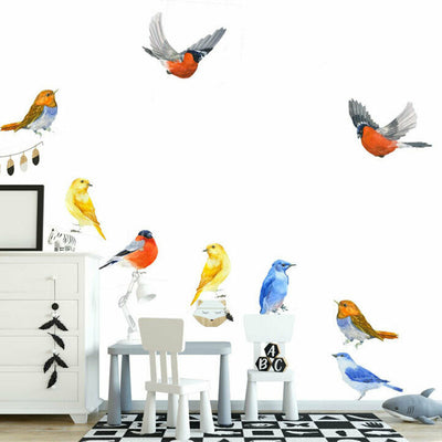 Fitch Birds Wall Sticker Nursery Decor,hywallart