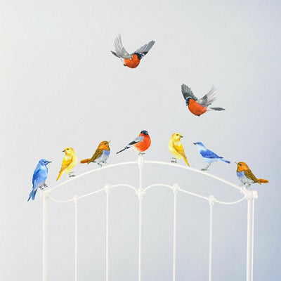 Fitch Birds Wall Sticker Nursery Decor,hywallart