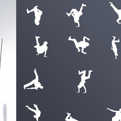 Hip Hop Dance Wall Art Sticker,hywallart