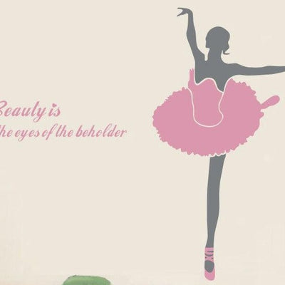Ballarina Wall Art Stickers,hywallart