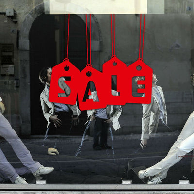 "Sale" Hanging Removable Shop Business Wall Window Sign,hywallart