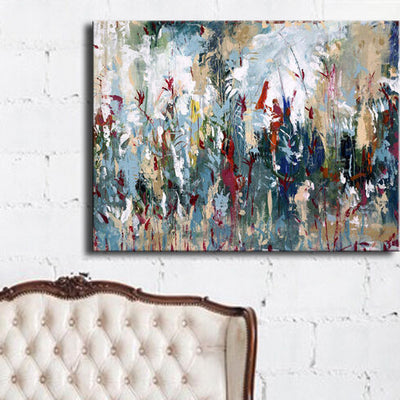 Abstract Pattern Stretched Canvas Print,hywallart