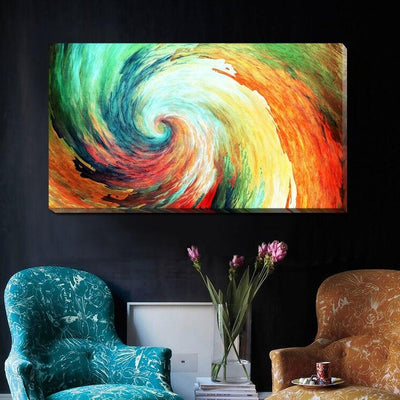 Undercurrent Stretched Canvas Print,hywallart