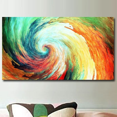 Undercurrent Stretched Canvas Print,hywallart