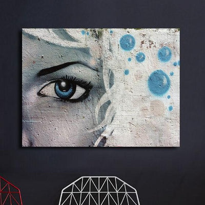 Eye Of Beholder Stretched Canvas Print,hywallart