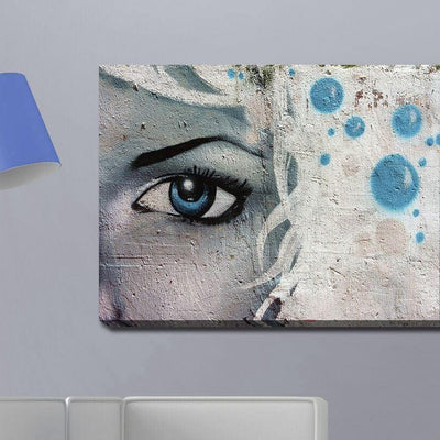 Eye Of Beholder Stretched Canvas Print,hywallart