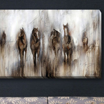Horse Strectched Canvas Prints,hywallart
