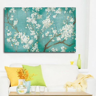 Flower Tree Strectched Canvas Prints,hywallart