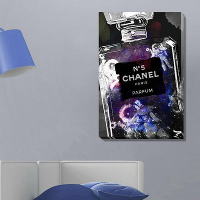 NO 5 Perfume Stretched Canvas Print,hywallart