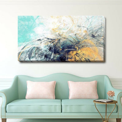 Abstract Pattern Stretched Canvas,hywallart