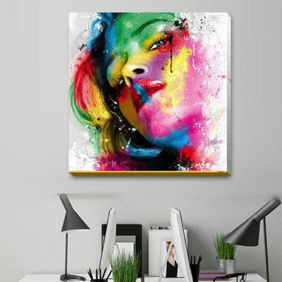 Figure Stretched Canvas Print F116,hywallart