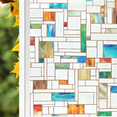 Colour Grid Window Film,hywallart