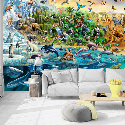 Endangered Species Wall Mural AM8,hywallart