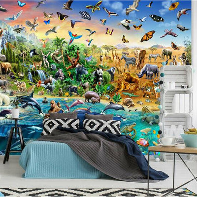 Endangered Species Wall Mural AM8,hywallart