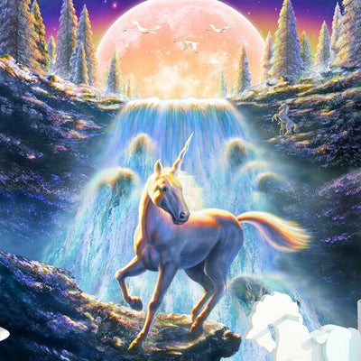 Unicorn Removable Wall Mural AM11,hywallart