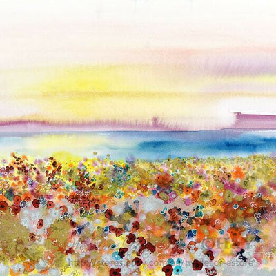 Blossom In Sunrise Flower Wall Mural B38,hywallart