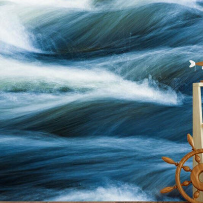 Ocean Sea Wave Self Adhesive Wall Mural L23,hywallart