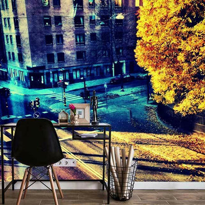 Street Corner Wall Mural L29,hywallart