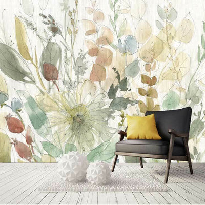 Vintage Flower Grass B54,hywallart