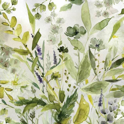 Olive Green Plant Wall Mural B56,hywallart