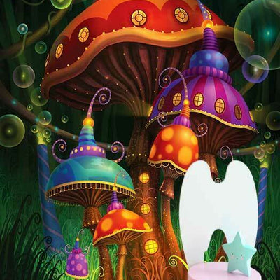 Enchanted Garden Kids Wall Mural  L37,hywallart