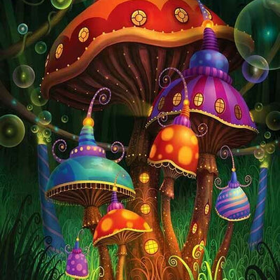 Enchanted Garden Kids Wall Mural  L37,hywallart