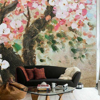 Cherry Blossom Tree Removable Wall Mural B29 - hywallart