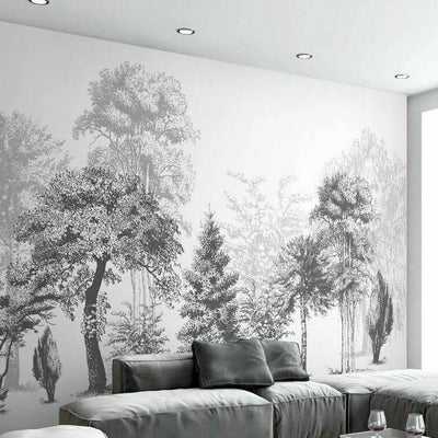 Black Forest Removable Wall Mural BT027 - hywallart